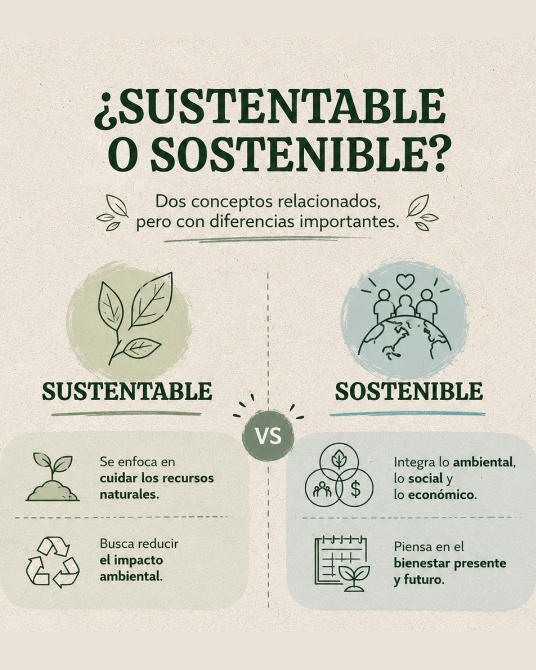 Que es la sustentabilidad y la sostenibilidad